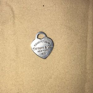Return to Tiffany & Co. Engraved Heart Tag Charm